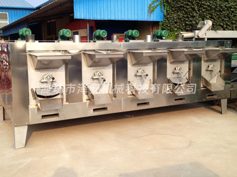 芝麻、花生五筒旋轉(zhuǎn)烤爐2